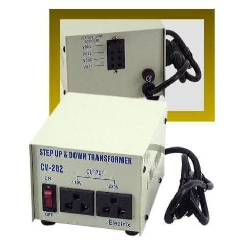 iecables AC Power Voltage Converter 110VAC to 220VAC 500 Watt Step up Cover