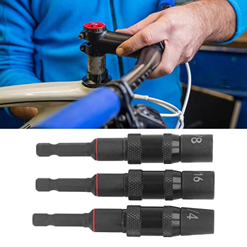 Impact Driver Socket Adapter Set, Draaibare Hoek Chroom Vanadium Staal Sterke Magnetische Attractie Impact Flip Socket… - Afbeelding 3