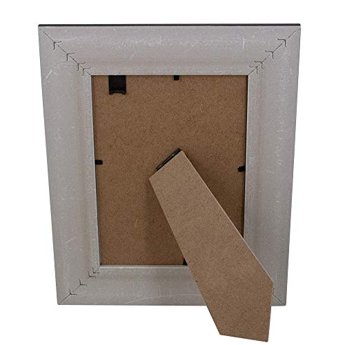 Northlight 10" Distressed Finish Rectangular 5" X 7" Photo Picture Frame - Black #TOP6
