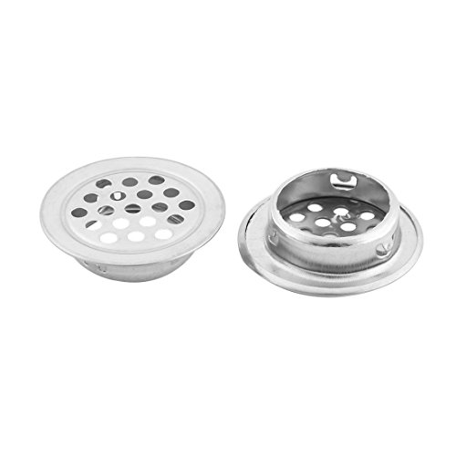 uxcell Stainless Steel Kitchen Sink Basin Drain Strainer 1.3 Inch 2 Pcs
