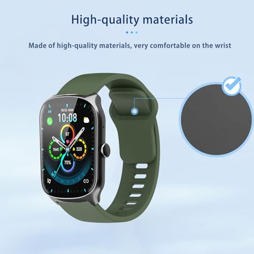 Correa de silicona para STECEi S68 Smartwatch verde miniatura 3