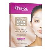 LIVAURA Retinol Anti-Aging Sheet Mask – Hydrating Vitamin-Enriched 15 Minute Treatment With Collagen Firms Face – Exfoliates for Improvement In Tone & Minimizes Fine Lines For Noticeable Difference