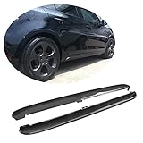 🚗【Hochwertiges Material】: Die Autoseitenschweller bestehen aus leichtem und hochwertigem, langlebigem 3K-Kohlefasermaterial mit polierter und glänzender Oberfläche, machen Ihr Auto luxuriöser.