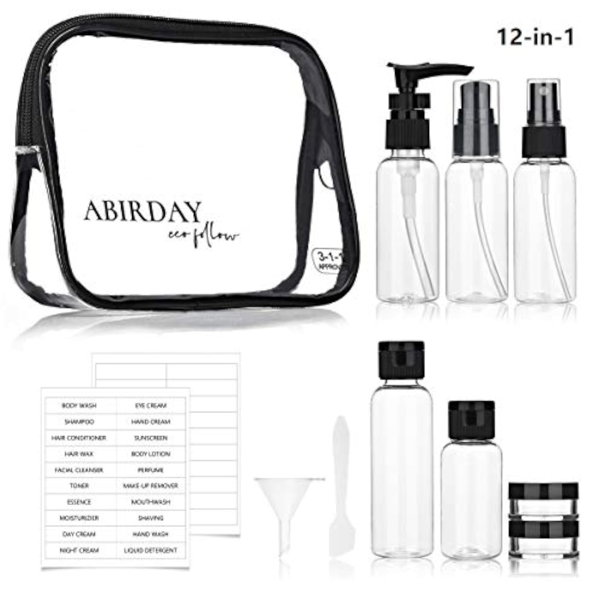 Travel Size Bottles Containers for Toiletries