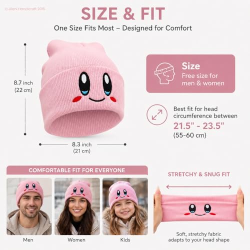 Image of JILANI HANDICRAFT - Kid-by Beanie Adult Size Anime Hat Accessory Kawaii