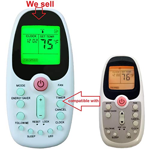 Choubenben Replacment For Arctic King Midea Comfort-Aire Window Air Conditioner Remote Control Model R09B/Bge R09B/Bgce R09A/Bg(C) E R09B/Bg(C) E R09C/Bg(C) E R09/Bg(C) E Rg09B/Bg(C) Ef #TOP1