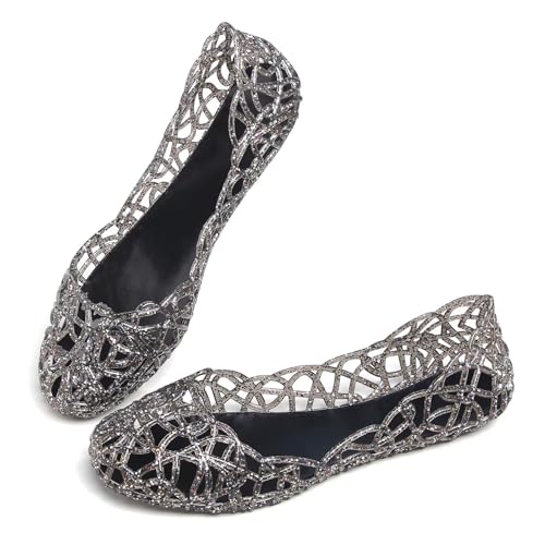 Image of Dear Time Women Flat Heel Summer Beach Jelly Shoes