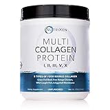 Multi Collagen Powder - Unflavored - 16oz - Lab Tested - Grass Fed Beef, Wild Caught Fish, Cage Free Chicken & Eggshell Membrane - 5 Collagen Protein Powder, Dairy Free, Non GMO, Collagen Supplements
