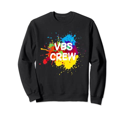VBS 2022 Crew Vacation Bible School Paint Splatter Sudadera