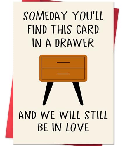 Funny Anniversary Card Gifts for Men, Happy Birthday & Anniversary Greeting Card for Him...