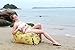 Inflatable Lounger Chair with Portable Carry Bag for Various uses (U-Banana Chair)