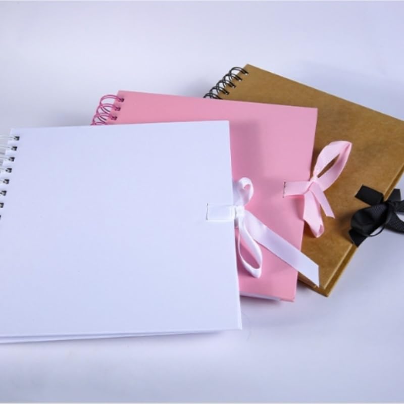 Travel Growth Commemorative Book ﻿ DIY Handmade Photo Album Coil Photo Album Travel Graduation Yearbook Applicable to photos, receipts, star cards, etc(D)
