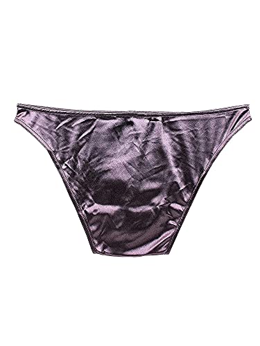 Barbra Lingerie Mens Satin Bikini Briefs Panties S To 3Xl Silky Sexy Mens Underwear Multi Pack (Xl, Fire) #TOP4