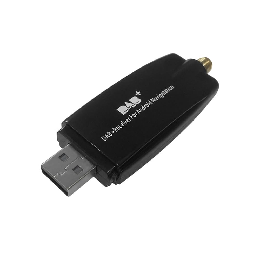 Antena odbiornika DAB+ antena samochodowa DAB+ cyfrowa skrzynka radiowa interfejs USB przenośny do radia samochodowego z systemem Android 5.1 i nowszym