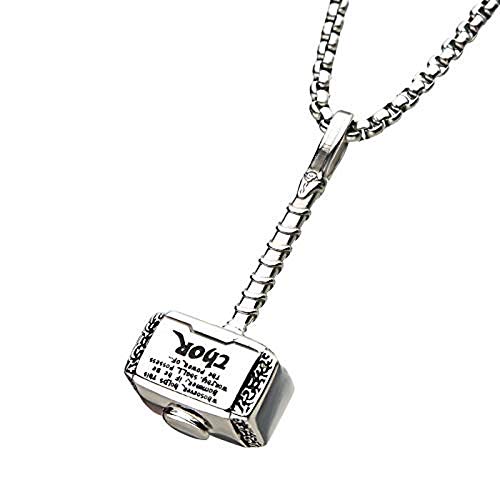 Marvel Thor Hammer - Officially Licensed Premium Quality Pendant Necklace With Chain #TOP1