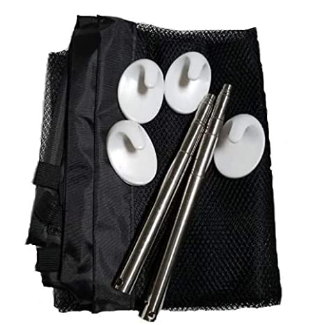 Magic Gate for Dogs, Pet Gate Dog Mesh Gate Safety Guard Gate for Stairs, Outdoor and Doorways Pet Isolation Net Safety Fence Install Anywhere