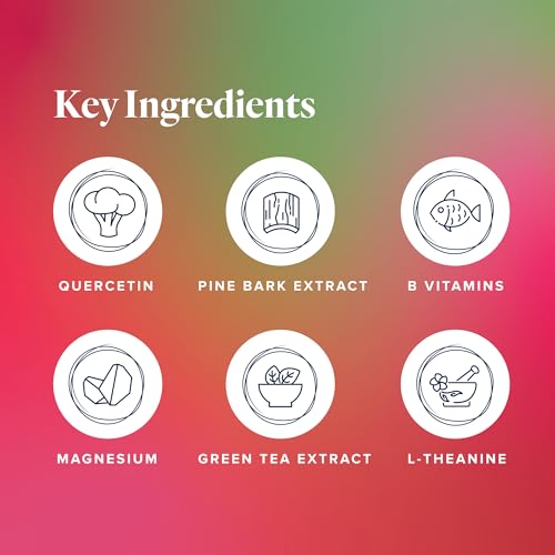 Image of LifeVantage AXIO Regular Energy Drink Powder, Nootropic Supplement, Focus & Mood Support, with L-theanine, Green Tea, B Vitamins, DMAE, Quercetin & Pine Bark, Strawberry Splash, 30 Packets