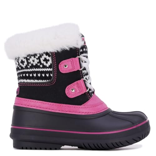 LONDON FOG Girls Toddler Tottenham Cold Weather Snow Boot