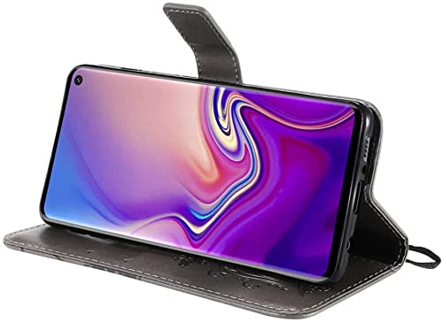 Anrtun Capa carteira para VIVO V21E 4G moderna 3D em relevo borboleta feminina flip de couro PU com