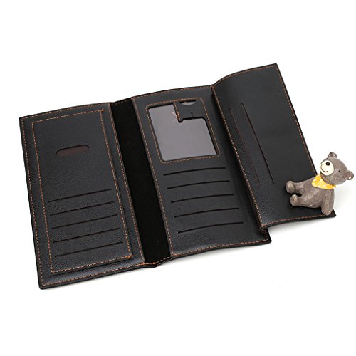 Men’s Leather Long Wallet, Bifold Wallet, Vintage Clutch With Coin Purse And Card Slots, Fashion Clutch For Men Gifts3