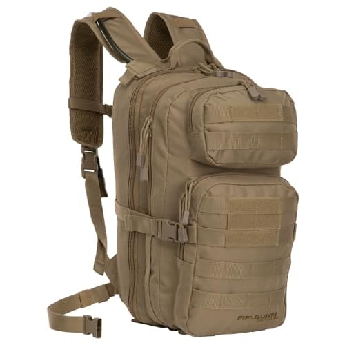 Surge Tactical Hydration Pack by Fieldline | Military Backpack with MOLLE System | Survival Bug Out Bag | 22L Storage Capacity + 3L Reservoir (Digital Sand)
