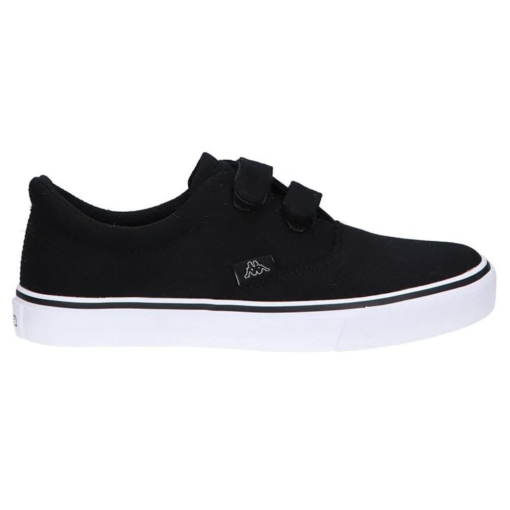 Kappa NISIO Kid 2V, Low-Top Sneakers, Black/Blanco,