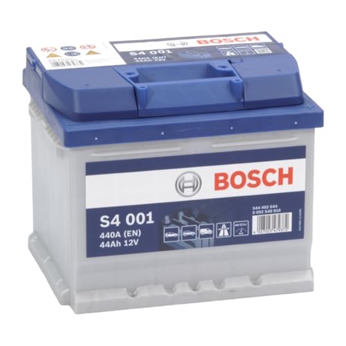Bosch S4 001 Car Battery 44 A/h - 440 A - 12 V Battery, Type 063, Lead-acid for Non-Start/Stop...