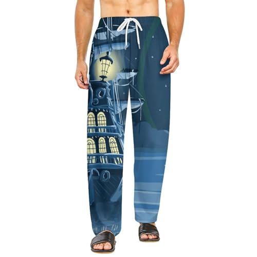 Pantalon vêtements de nuit femme aux finitions haut de gamme S