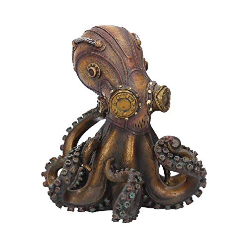 Statuette pieuvre style steampunk en bronze Nemesis Now objet d'art de collection - 8