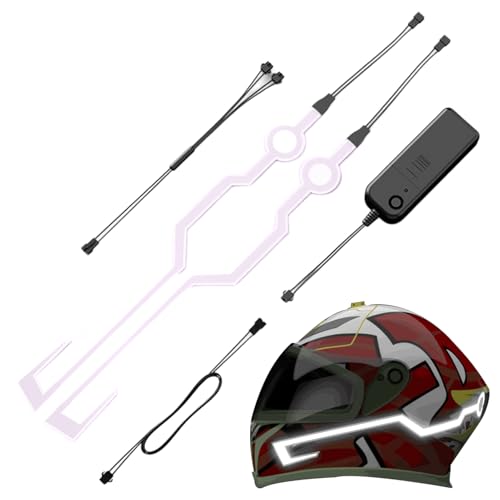 Duroecsain Casques de Moto légers | Voyant d'avertissement pour la sécurité - Imperméable Améliore la sécurité et la visibilité Compatible avec la Plupart des Casques de Moto