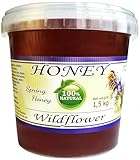 1.5 kg NATURAL RAW HONEY 100% - UNPROCESSED - NEW HARVEST