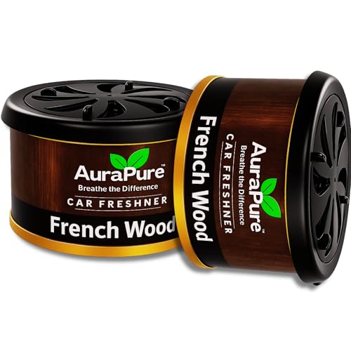 Image of Car Perfume Gel - French Wood Scent | Long-Lasting 40-Day Air Freshener for Dashboard & AC Vent | Luxury Gel-Based Car Freshner for Odor Removal | Premium Car Interior Accessory - 100g
