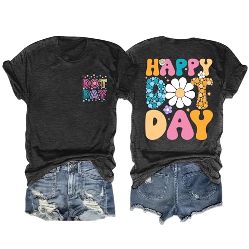 Dot Day Shirt Women Happy Dot Day Shirts International Dot Day Tshirt Teacher International Tops