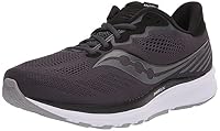 Saucony Women's Ride 14 Sneaker Charcoal/Black 8 US