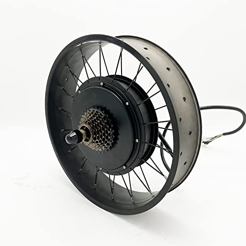ebsenopower 48V-72V 3000W Fat 20/24/26 * 4.0" with 60A Sine Wave Controller, 175mm/190mm Dropout Width (20 * 4.0 Inch, Dropout Width: 175mm)