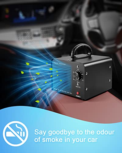 Tiiroy 0Zone Machine 30000Mg 0Zone Generator For Home Car Smoke Pet Odor (Black) #TOP3