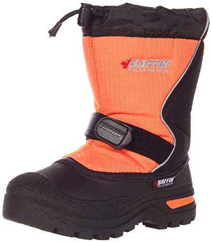 Baffin boys Mustang Snow Boot, Expedition/Gold, 3 M US Little Kid