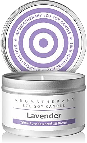 I & Candle Aromatherapy Soy Wax Scented Candles (Lavender)
