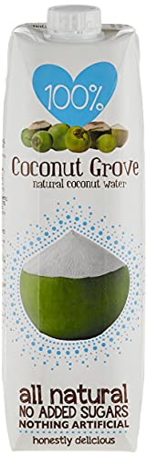 100%. Coconut Grove Water 6x1L All Natural No Added Sugar
