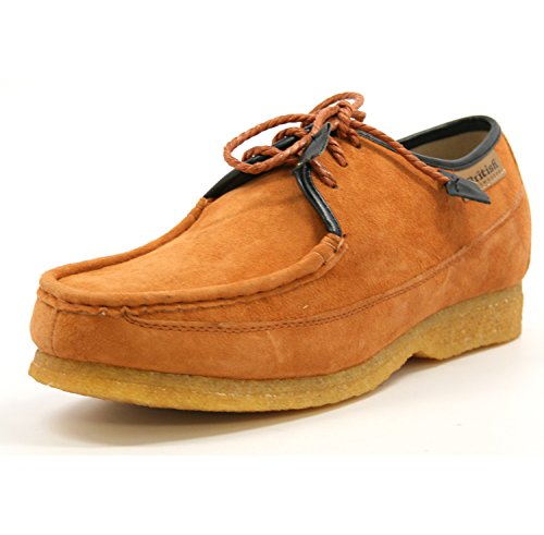 British Collection Crown Men's Shoes Tan Suede 9M2