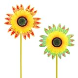 hacer molinillos de viento de papel 【Juguetes divertidos】: Estos molinos de viento divertidos pueden decorar su jardín, boda, fiesta de cumpleaños, macetas, césped, playa, senderismo al aire libre también es fácil de llevar, a ñadir más color a la decoración al aire libre
