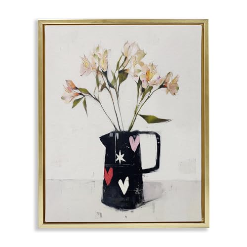 Urban Floral Still Life Mirage, 16 x 20 Inch Canvas in Floater Frame