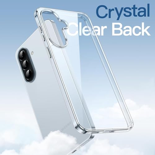 Image of REALCASE Silicone Samsung Galaxy A57 5G Back Cover Case, Scratch Resistant Protective Crystal Clear Transparent Shock Proof Bumper Back Cover Case for Samsung Galaxy A57 5G