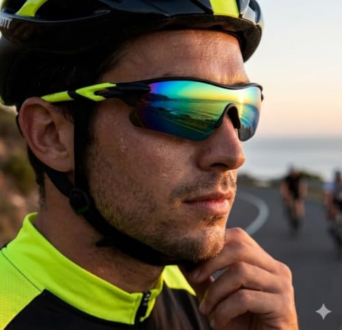 Image of Legend Eyewear Sports Sunglasses for Men Women Youth IPL Cricket Baseball Fishing Cycling Running Golf Motorcycle Tac Glasses UV400