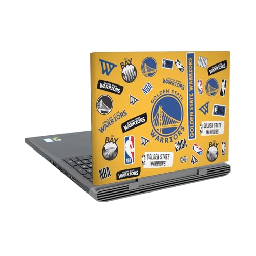Couverture autocollante Golden State Warriors pour masquer rayures PC