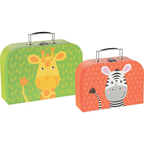 goki 60710 Maletas - jirafa y cebra No aplica Federmäppchen, bunt