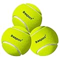 COMPOSIÇÃO: Conjunto com 3 bolas de tênis oficiais fabricadas com feltro durável e borracha de alta resistência VERSATILIDADE: Ideais para prática de tênis tradicional, beach tennis e treinamentos diversos em diferentes superfícies DESIGN PROFISSIONA...