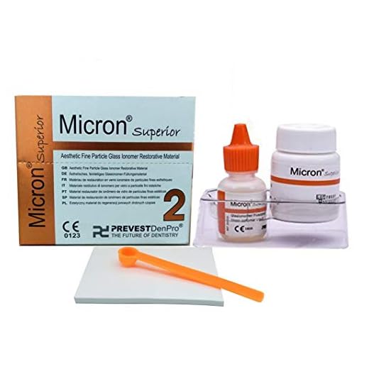 Prevest Denpro Micron Type 2 Cemento dental de relleno dental permanente de ionómero de vidrio radiopaco