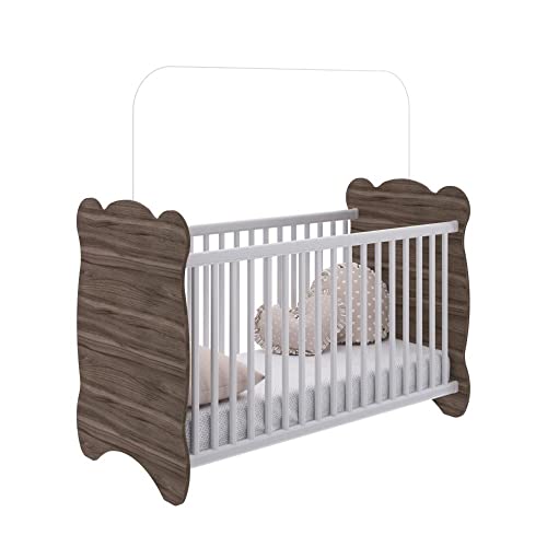 Quarto de Bebe Completo 3 Peças 1 Cômoda 1 Roupeiro 1 Berço Pipoca Móveis Percasa