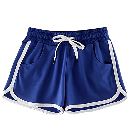 Sport Shorts Gym Athletic Workout Running Casual Dolphin Pants with Drawstring & Pocket 1pc